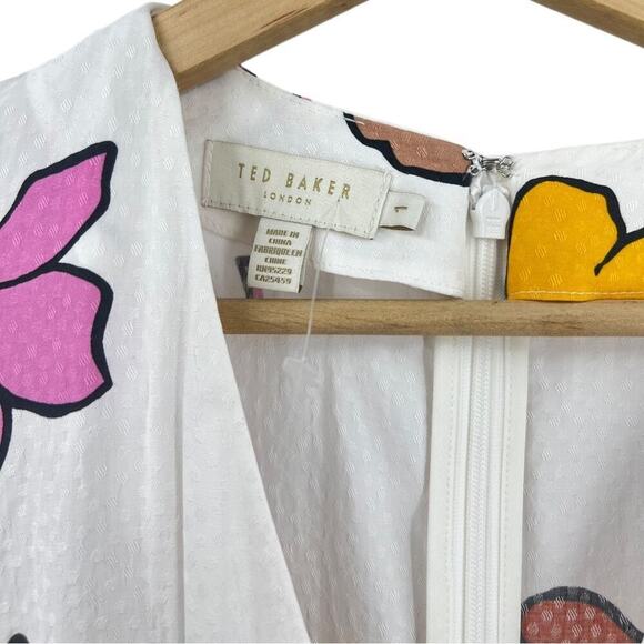 NEW Ted Baker Wesllie Mini Dress Sz 1/4 - Picture 7 of 13